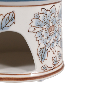 Casetta per Uccelli in Ceramica da Appendere con Design Floreale per Decorazione Giardino Esterno - Product Image 6