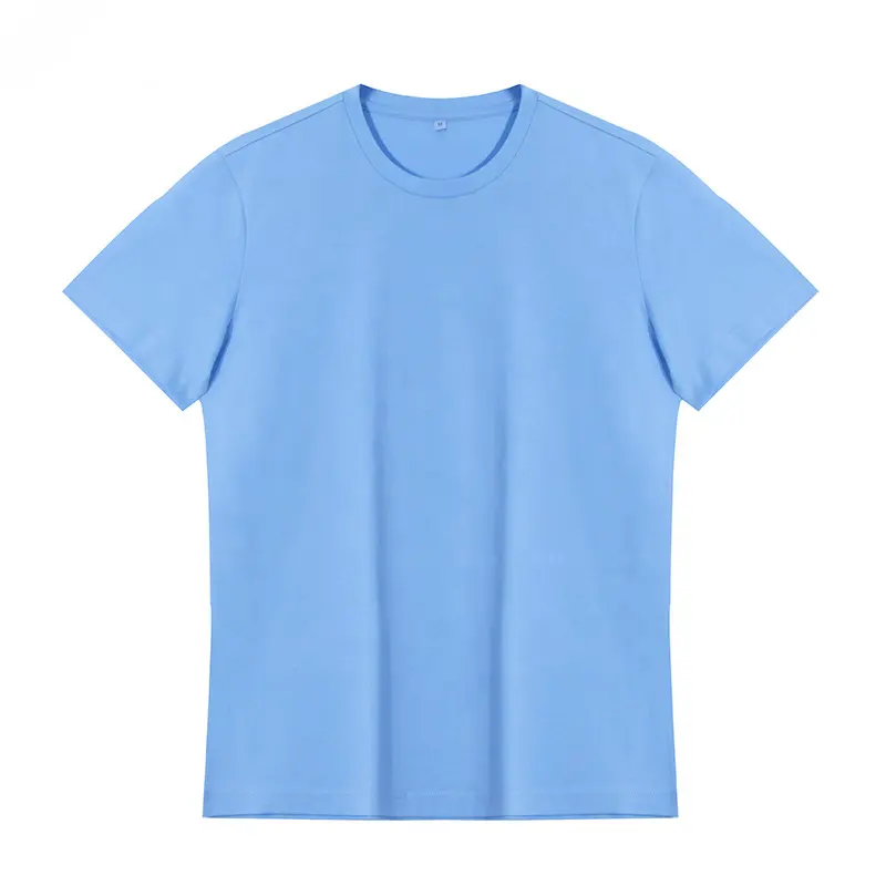 Werkspreis Nicht-Bügeln flüssiges Ammoniakum Baumwolle Kurzarm kundenspezifisch schlichtes T-Shirt bestickt Bedruck unbedruckt T-Shirt