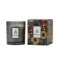 Lilin Aroma Cangkir Kaca Berhias Renda Ramah Lingkungan Lilin Kedelai Alami Aroma Rumah Suvenir Pernikahan Grosir