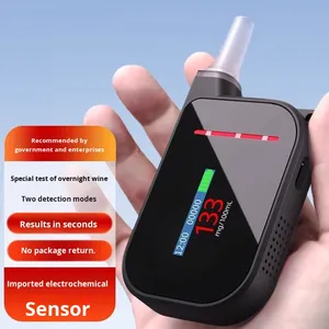 Novo Testador de Álcool Eletroquímico de Alta Precisão NDK H3 Conectado, Portátil, Alcoolemômetro Noturno Preto - Product Image 4