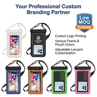 Pochette de téléphone étanche en PVC personnalisée avec logo, design flottant IPX8 pour la natation et la plongée (vente en gros)