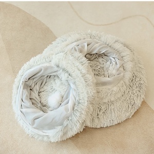 De Ultieme Winter Pluche Opvouwbare Zachte Kattentunnel Met Antislipbasis Voor Een Gezellige Speeltijd Kattentunnel - Product Image 4