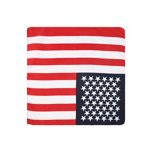 Дешевые квадратные полиэфирные банданы в стиле хип-хоп, индивидуальный тюрбан, шарф, американский союз Джек, 54 Х54 см, квадратный флаг страны, банданы - Product Image 3