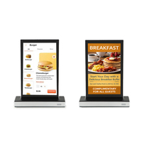 Tablette POS Android à double écran tactile de 10,1 pouces, terminal de commande automatique, paiement NFC, caisse enregistreuse, restaurant, etc.