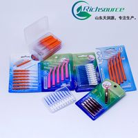 Brosse dentaire de type L nettoyage buccal Brosse interdentaire Brosse dentaire orthodontique