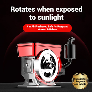Nuevo Purificador de Aire para Auto, Moderno y de Alta Gama, con Energía Solar, Rotación Automática, Aroma Duradero, Marca Fortune Machine - Product Image 4