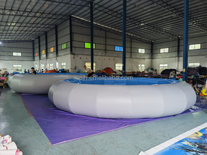 Hot Bán Trẻ Em Của Ngoài Trời Inflatable PVC Hồ Bơi 6.3M Đường Kính 1M Độ Sâu Vòng Sâu Hồ Bơi - Product Image 3