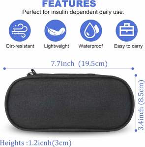 Insulin Pen Cooler Travel Case Ice Packs Diabetic Medication <b>Insulated</b> Cool Organizer,Insulin Pen and Other Diabetic Supplies - Product Image 1