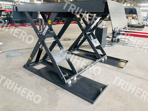 Trpahlawan 2025 peralatan toko Perbaikan Mobil kualitas tinggi pabrikan Tiongkok pengangkat gunting ketinggian angkat mobil 1200 MM warna kustom - Product Image 6