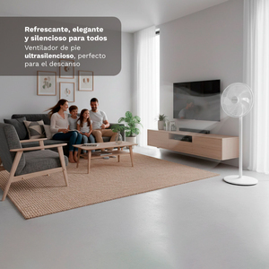 Grunkel Pedestal <b>Fan</b> 12 Speeds <b>Remote</b> <b>Control</b> White Tower <b>Fan</b> - Product Image 2