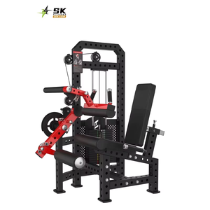 Commerciële Fitnessapparatuur <span class=keywords><strong>2</strong></span>-In-1 Been Oefenmachine Dubbele Verstelbare Stalen Pin-Geladen Zittende Beenverlenging Krularm - Product Image 1