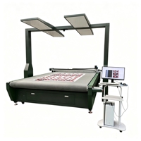 Machine de découpe numérique CNC à couteau oscillant pour cuir véritable, PU, empeignes de chaussures synthétiques, sacs, housses de sièges de voiture avec certification CE