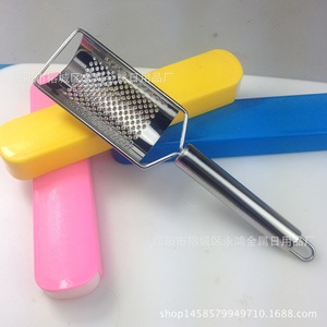 Stainless Steel Cheese Grater With Handle Semi Circular <b>Multi</b> <b>Functional</b> <b>Vegetable</b> <b>Cutter</b> For Cheese Radish Ginger Shredding - Product Image 2