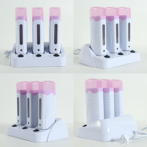 Chauffe-cire professionnel <span class=keywords><strong>3</strong></span>-en-1 haute puissance, appareil d'épilation portable pour cire roll-on à trois postes pour l'épilation - Product Image 6