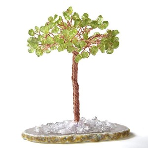Natural <b>Crystal</b> Money <b>Tree</b> Figurine Handmade Feng Shui Business Gift Ornament - Product Image 4