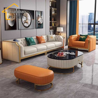 Moderne Luxus weiße Leder Chesterfield Schnitts ofa Set für Wohnzimmer Apartment Custom Hersteller Couch Hotels Villen