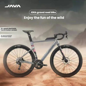 Vélo de route en alliage d'aluminium avancé avec changement de vitesse électrique à 24 vitesses et freins hydrauliques complets pour la conduite sur sentier de gravier - Product Image 1