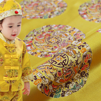 Bosky Asian Country Großhandel Luxus Brokat Stoff Stickerei Dragon Red für Männer Frauen Kleidung