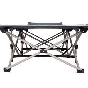 High Quality 600x300D Polyester With 0.8mm Steel Tube Polyester Material <b>Folding</b> Bed Camping Camp Bed Camping Bunk Bed <b>Cots</b> - Product Image 5