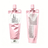 Sachet Doypack à bec verseur en feuille d'aluminium imprimé sur mesure pour recharge de dentifrice, crème, cosmétiques, kit de voyage et emballage de liquides