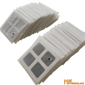 Parche de reparación de fibra de vidrio para pantalla de verano de 10 piezas, pegatina de malla autoadhesiva para puerta y ventana, parches de red, 2 bolsas - Product Image 3