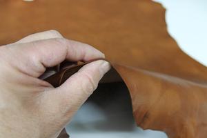 Tan Brown Soft Leather Cow Hide | Cow Leather Skin | Genuine Leather Cow Skin - Product Image 3