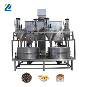 Máquina industrial de revestimento de amendoim doce, máquina automática de revestimento de chocolate e amendoim para porcas, preço