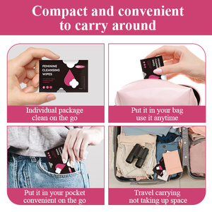 Hot bán 18 cái/hộp PH cân bằng Hữu Cơ ướt sạch thân mật khăn lau cho phụ nữ pH cân bằng nữ tính khăn lau bởi cho waterwipes - Product Image 3