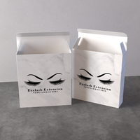 Boîte en papier personnalisée pour lentilles de contact souples, boîte cosmétique pour produits de beauté, boîte pour lentilles de contact
