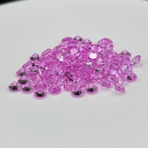 Đá quý HQ Gems cắt sáng, kích thước 1.0mm 2mm 3mm 4mm 5mm 6.5mm, đá sapphire hồng nhạt, corundum, sapphire hồng nhân tạo - Product Image 2
