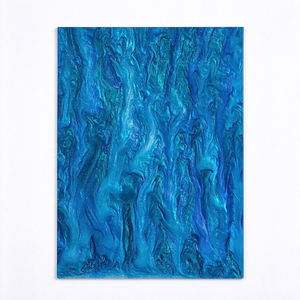 Plaque en acrylique moulé effet marbre Oceanic Mist <span class=keywords><strong>Interstellar</strong></span> Glitter pour la création de bijoux, ornements, porte-clés, marque-pages et sous-verres DIY - Product Image 3