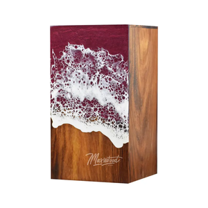 Urna Funeraria de Madera y Resina Epoxi con Acabado Pulido, Estilo Moderno, la Más Vendida - Product Image 4