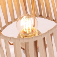 Lampe de table en corde de coton tissée à la main style bohème, base en métal, lampe de chevet pour chambre à coucher, salon, décoration intérieure, éclairage LED