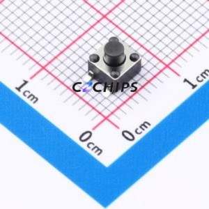 BTS0C00152DBG00 Tactile Switch SMD-4P,4.5x4.5mm Switch Round Button 2.6N Vertical Mount 4.5mm - Product Image 1
