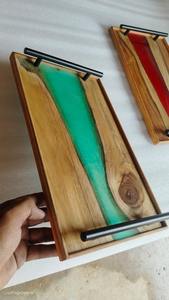 Plateau de rangement en résine décorative de qualité supérieure pour la salle de bain, la chambre à coucher et le salon, organisation de la maison au prix direct d'usine - Product Image 3