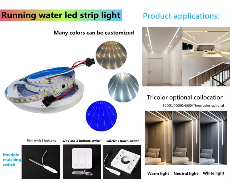 led 24v smart led strip light 12v running changing color ledstrip IR Control Indoor Decoration led strip 2835 led strip light