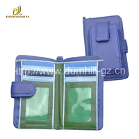 Dompet Kulit PU Standar EU Dengan Kantong Penyimpanan Ponsel
