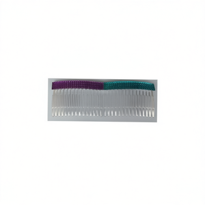 MNJ Hair Clip 12 pezzi Ref17513 Clip per borsa colorate viola e verde acqua - Product Image 1