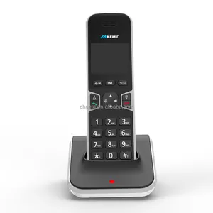 New Arrival 600mah Cordless Phones 16 languages Landline Home Phone Dect Cordless Telephone with Sim Card