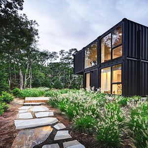 Casa prefabricada de lujo de 40 pies, quiosco de oficina y Hotel, almacén al aire libre, opción de 20 pies, Panel sándwich, casa contenedora de envío de acero - Product Image 4