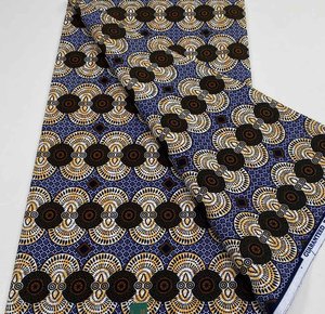 Nouveau Design 2025 Mode Nigériane Tissu Wax Africain Véritable Pagnes Hollandais en <span class=keywords><strong>Dentelle</strong></span> 6 Yards - Product Image 4