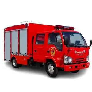 Vehículo de rescate Manual polvo de espuma Pumper agentes tiernos contra incendios Escalera extensible chorro de agua tanque equipo de camión de lucha contra incendios
