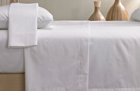 Drap de lit blanc de luxe en gros sabanas hôtel 5 étoiles draps en lin de coton égyptien pour hôtel et usage domestique