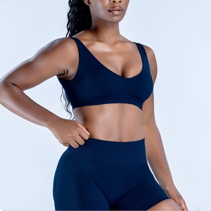 Conjunto Deportivo YIYI Fashion con Espalda Cuadrada y Relleno para Mujer, Shorts de Yoga de Cintura Alta, Conjunto Deportivo para Mujer, Color Otoñal, Secado Rápido - Product Image 6