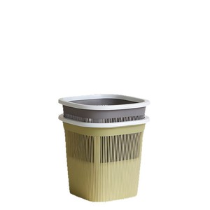 Poubelle rectangulaire de grande capacité, bac à déchets d'intérieur pour la maison, la cuisine, la salle de bain, le salon, la chambre à coucher, le bureau - Product Image 2