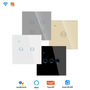 LEDEAST-Interruptor inteligente Tuya, dispositivo de control de voz, 1, 2, 3, 4 bandas, control por aplicación, cable neutro - Product Image 1