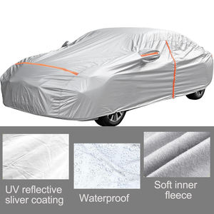 全天候車カバー防水UV保護防風屋外PEVA通気性ヘビーデューティ防風車カバー - Product Image 3