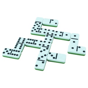 تصنيع مجموعة دومينو مخصصة من 28 قطعة بلونين، قطع دومينو مخصصة بلونين للألعاب الداخلية - Product Image 5