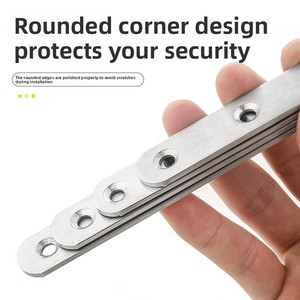 Triangle à angle droit à 90 degrés en acier inoxydable en forme de L T support de plaque de fer charnières de meubles connecteur d'angle matériel de fixation - Product Image 4