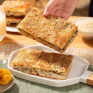 Pan de Sésamo con Cebolletas de Shanghái, Masa Madura Congelada, Listo para Venta al por Menor, Paquete a Granel, Dim Sum Tradicional - Product Image 3